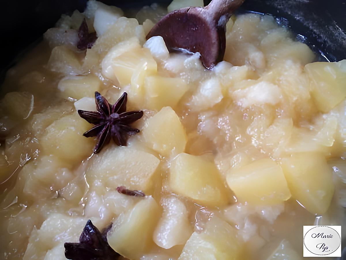recette Compote Pommes Poires badiane