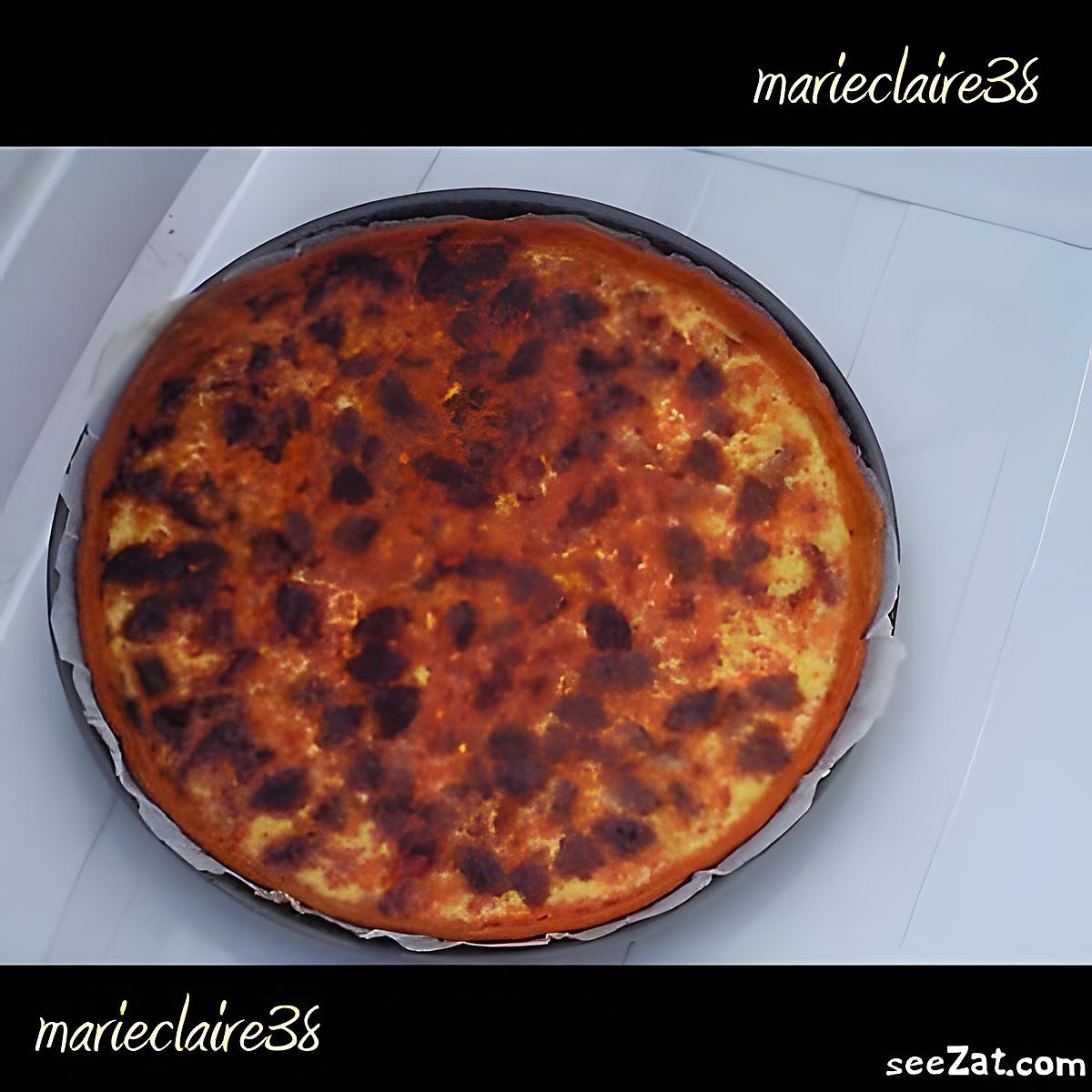 recette quiche chorizo carlito