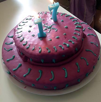 recette Gateau d'anniversaire au fondant.