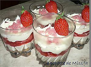 recette Tiramisu aux fraises