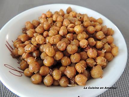 recette Pois chiches rôtis aux épices