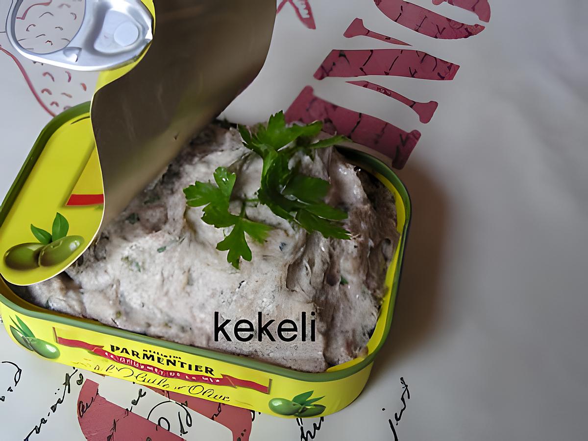 recette Rillettes de sardine à la vache qui rit