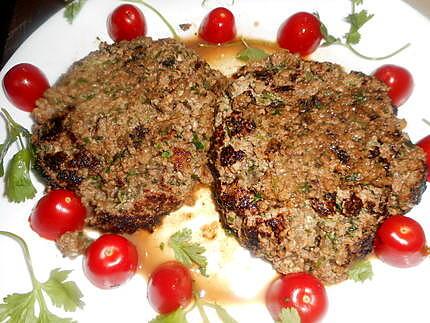 recette Steak haché a la mexicaine