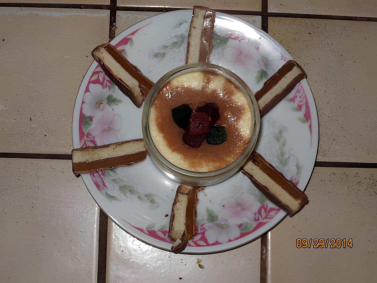 recette Marbré de mousse caramel-choco blanc .