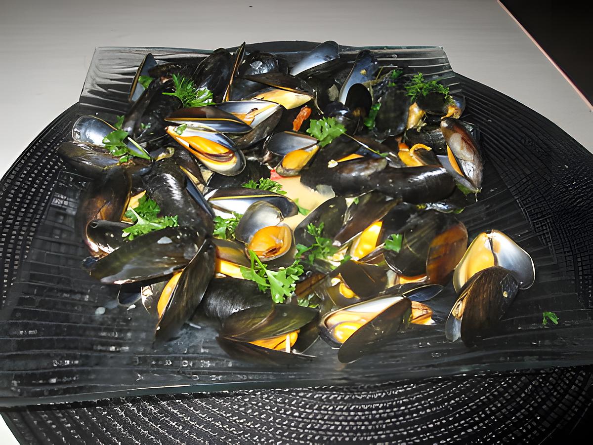 recette moules  au cidre