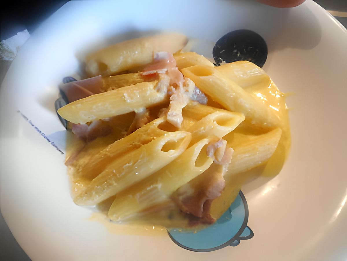 recette Sauce carbonara  et c est pâtes