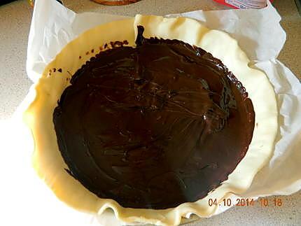 recette Tarte bananes chocolat