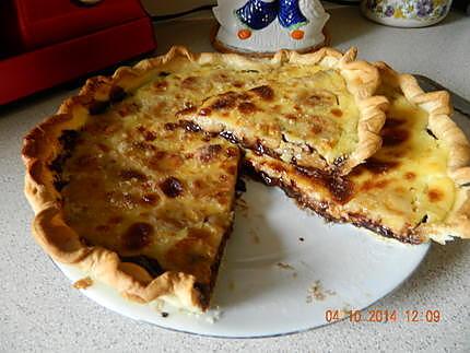 recette Tarte bananes chocolat