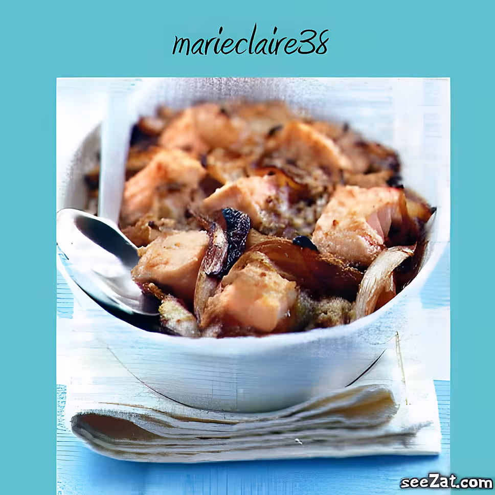 recette gratin de saumon