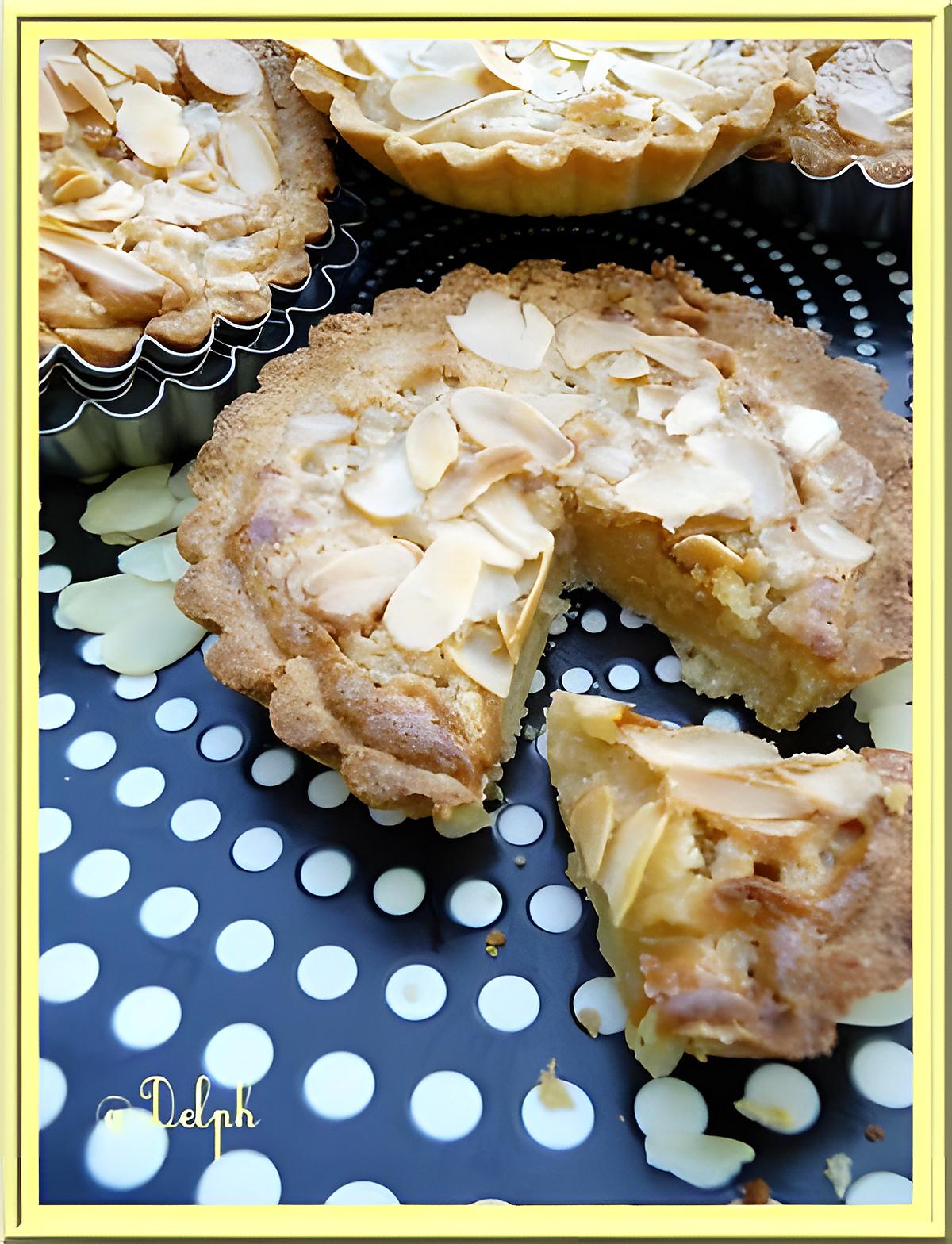 recette Tartelettes lait de coco amandes de Jean