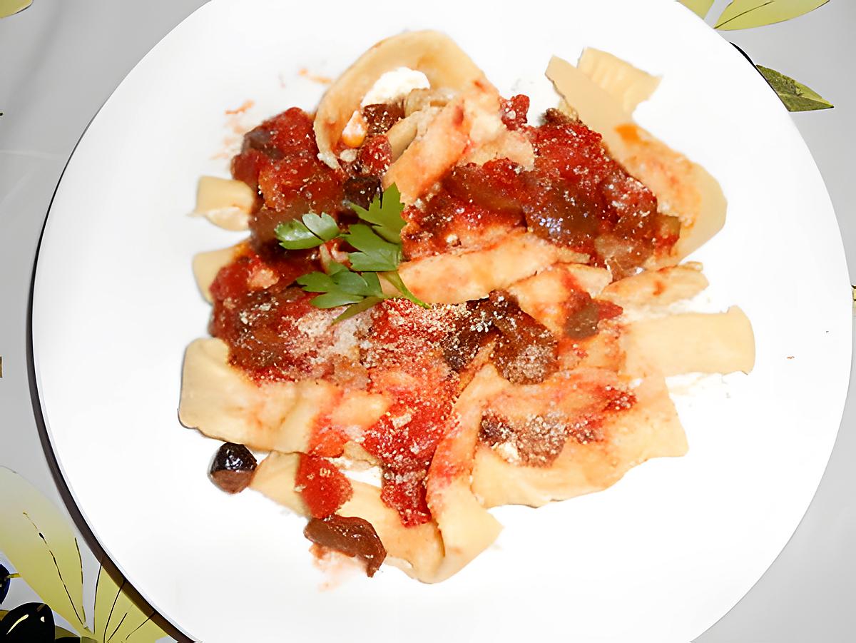 recette TAGLIATELLE FARCIES