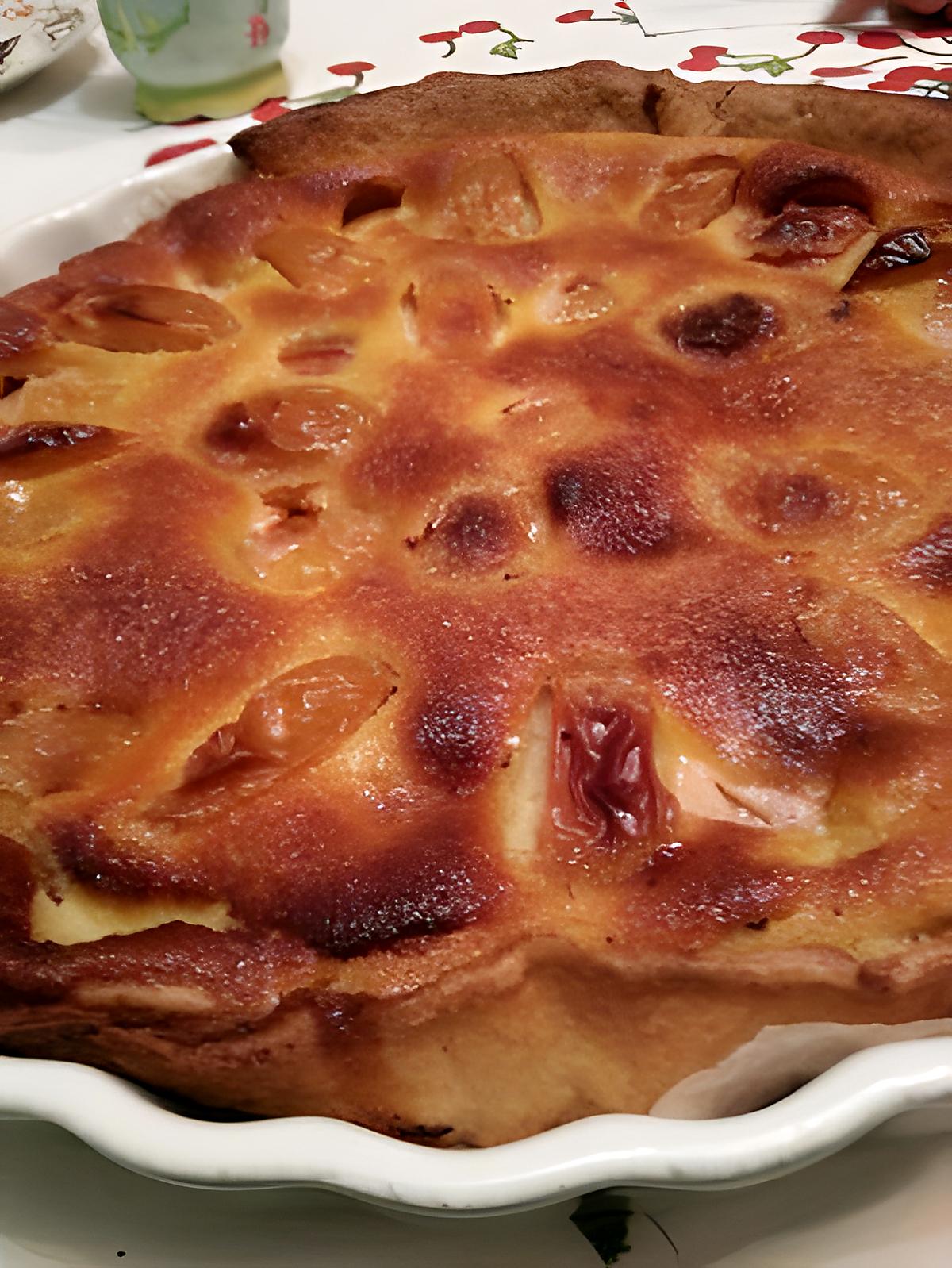 recette Tarte amandine aux prunes