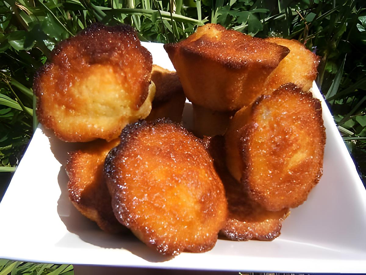 recette Madeleines à la rhubarbe