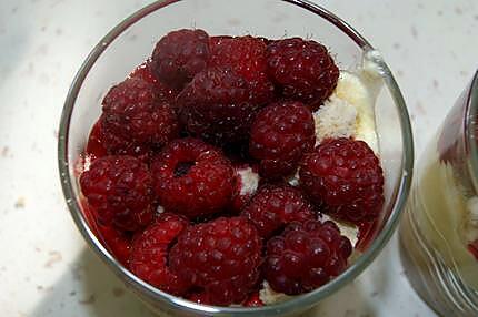 recette Tiramisu poires/framboises