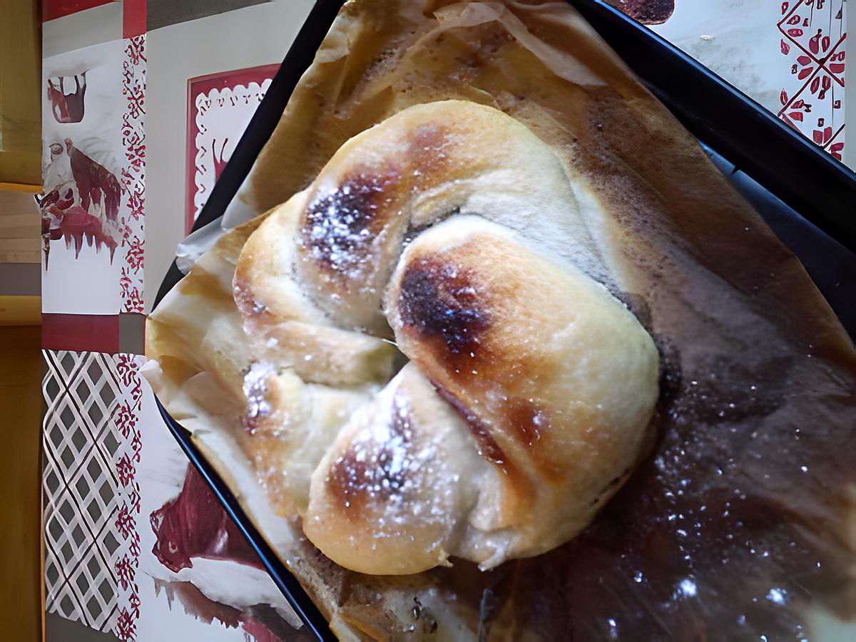 recette couronne feuilletée à la crème de marron (mille délices de cuisine)