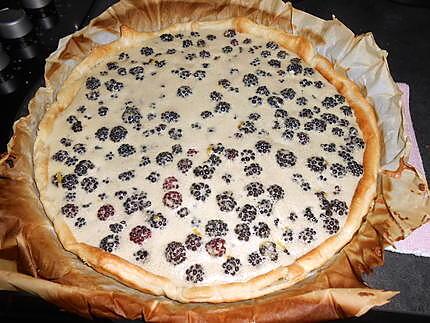 recette TARTE AUX MURES SAUVAGES