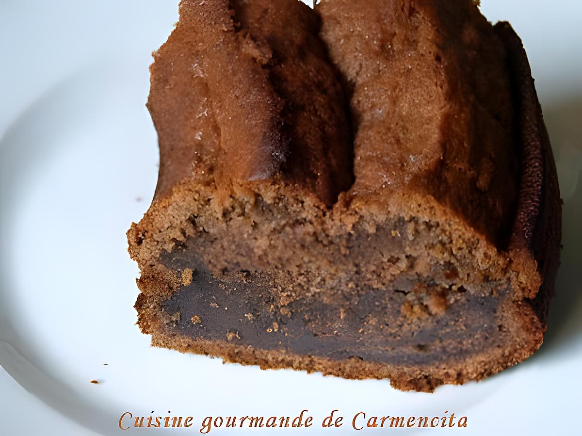 recette Gâteau moelleux chocolat bananes