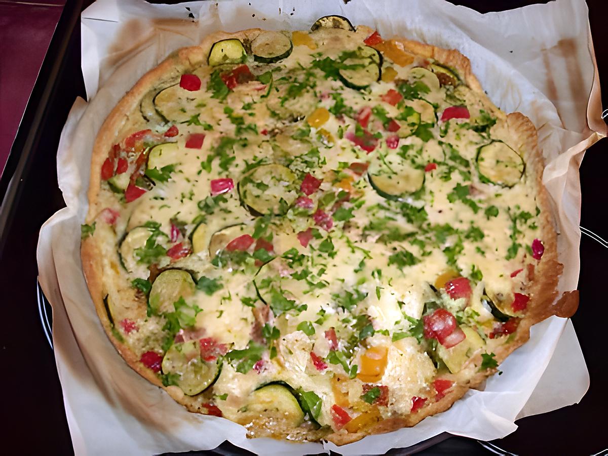 recette tarte provencale aux légumes