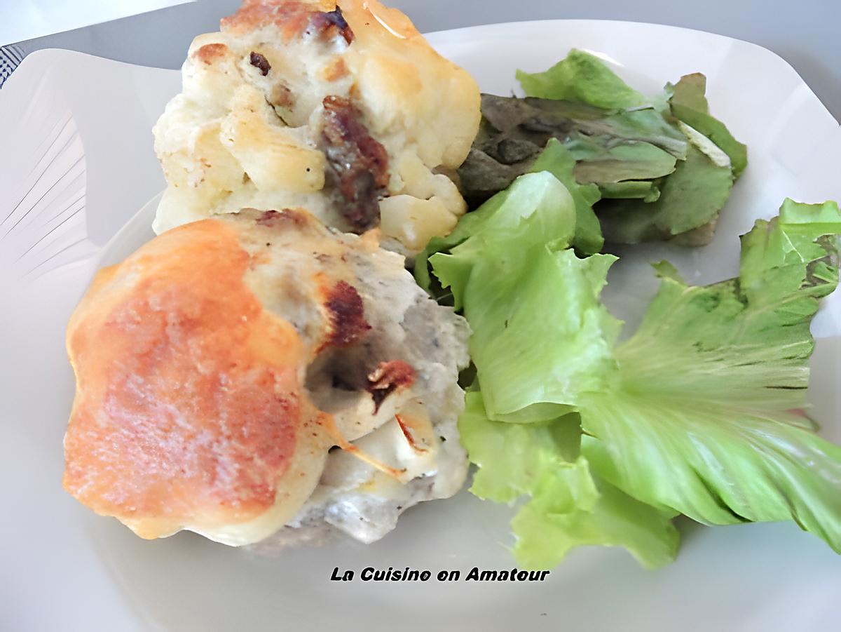 recette Chou fleur farci