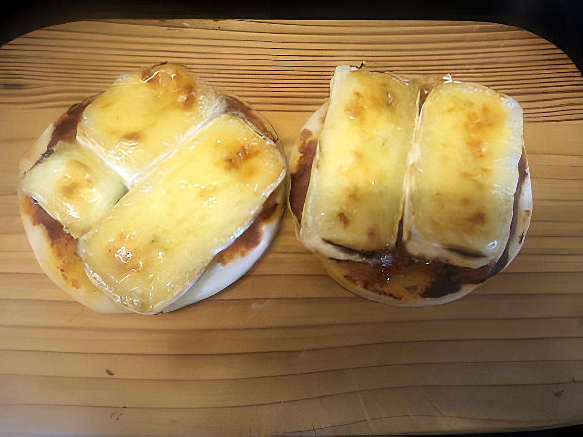 recette mini pizza brie miel