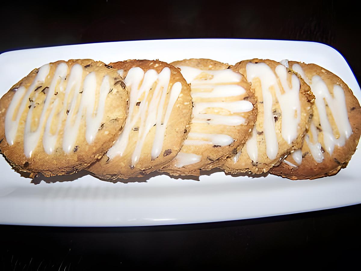 recette Biscuits graines de Sésame et de Lin - Glaçage au Thé Blanc