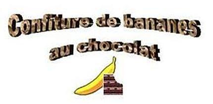 recette Confiture de bananes au chocolat