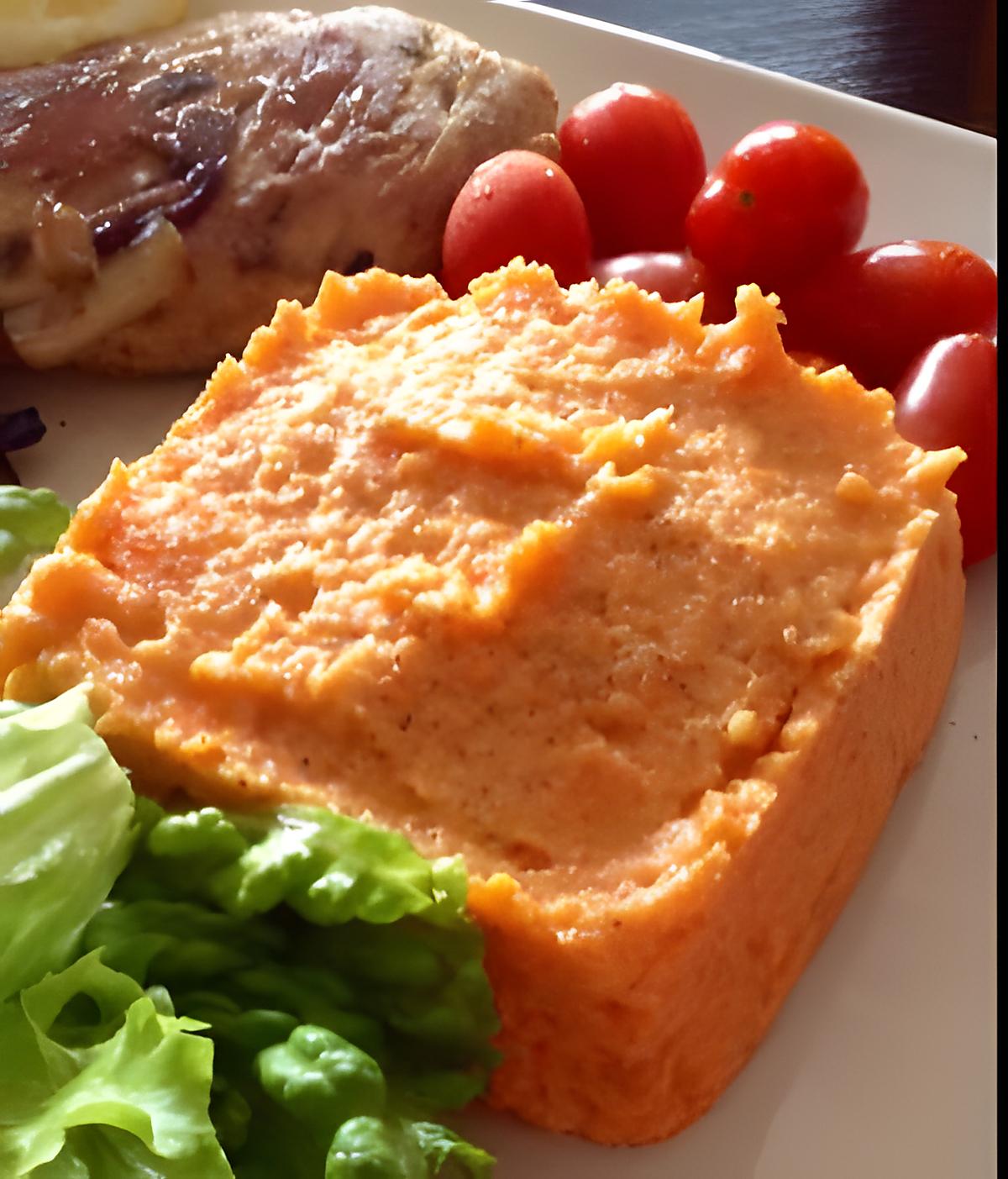 recette BLANCS DE POULET A LA PURÉE DE CAROTTE