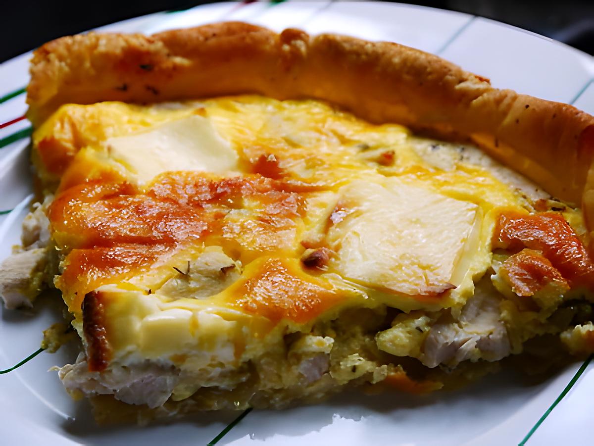 recette Quiche à l'endive et son poulet kiri