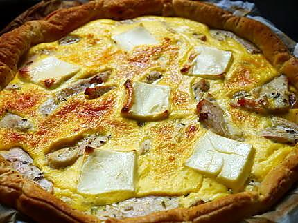 recette Quiche à l'endive et son poulet kiri