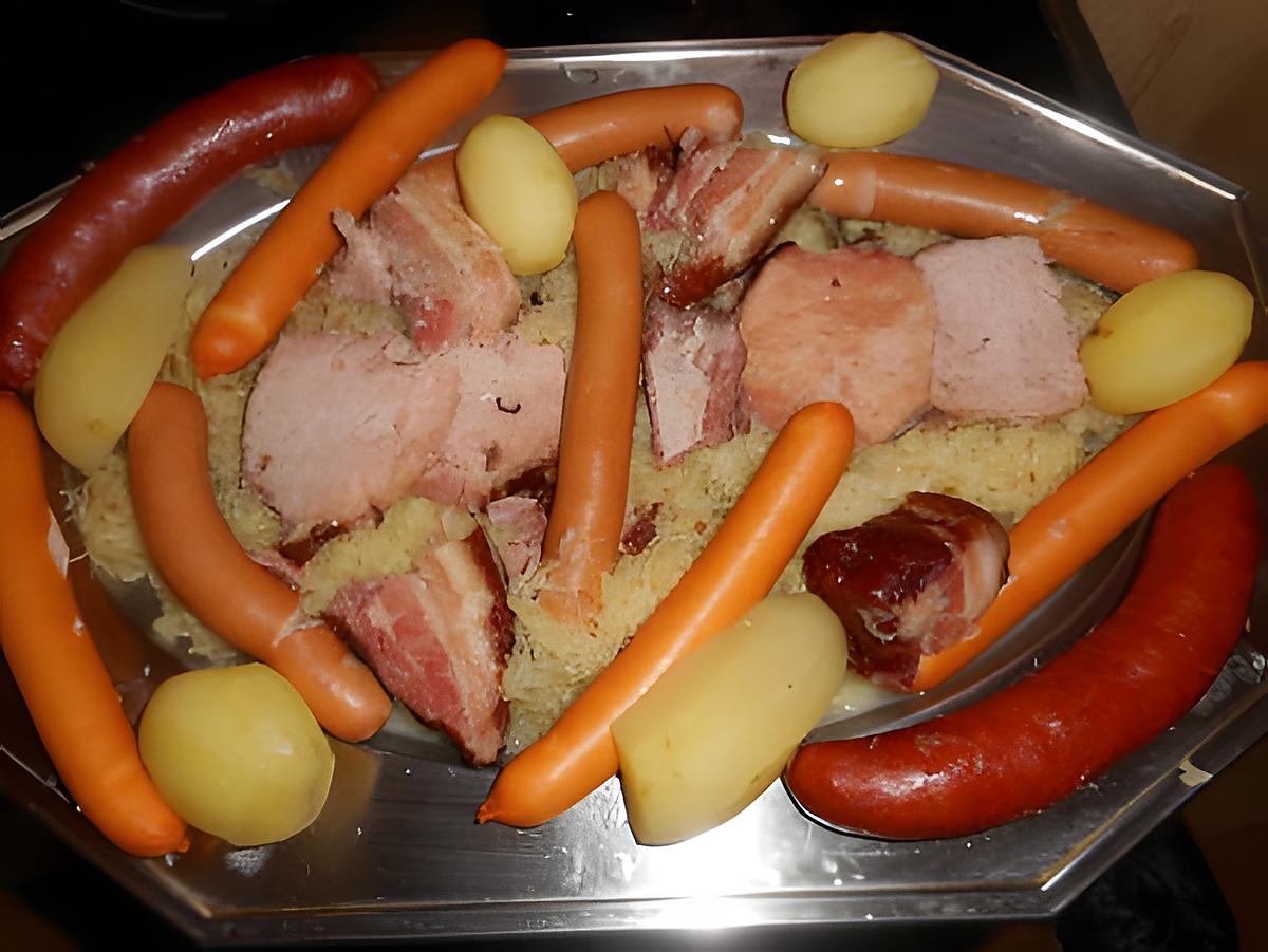 recette Choucroute alsacienne