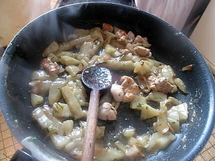 recette foie de veau et ris de veau  aux légumes