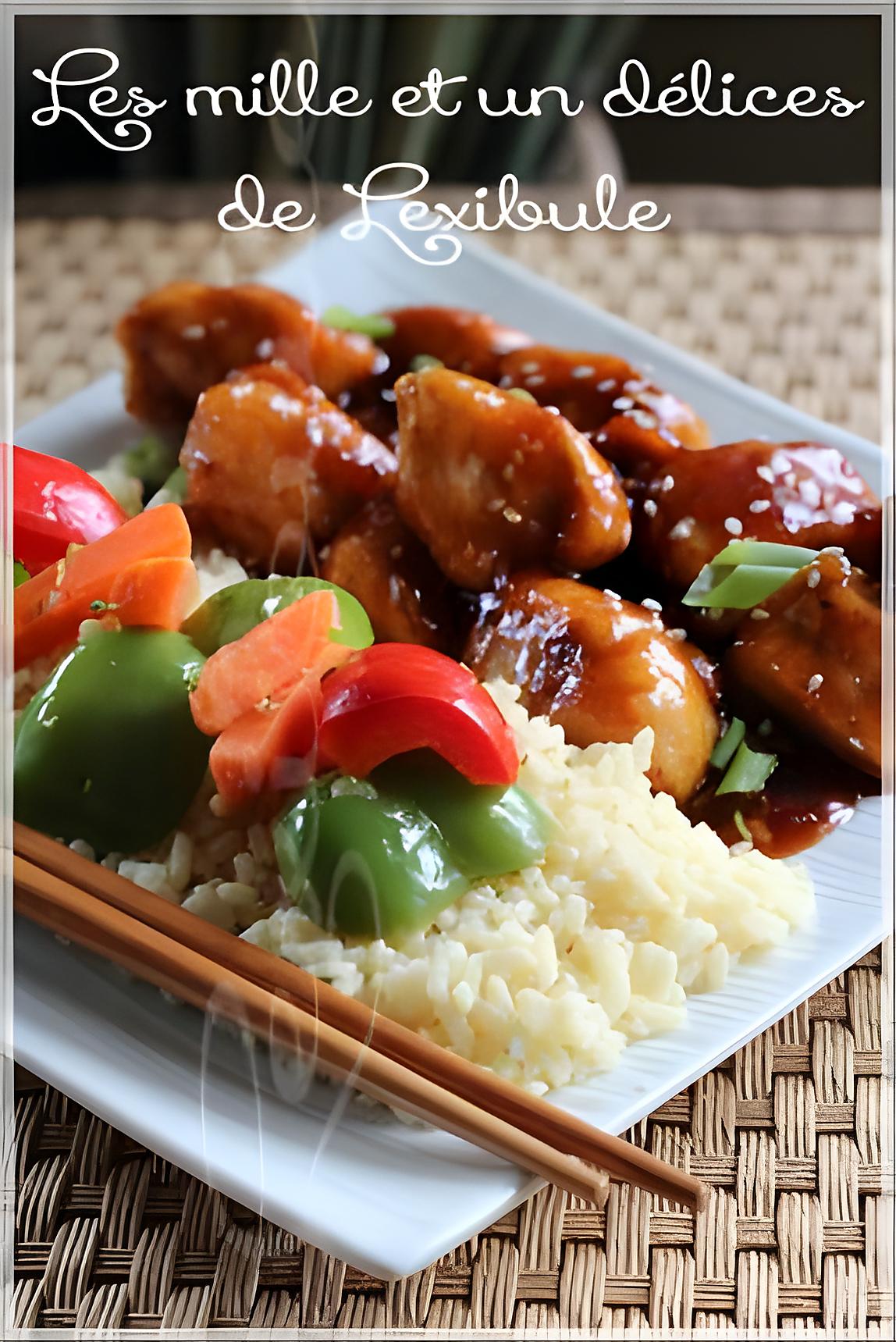 recette ~Poulet Général Tao sans friteuse~