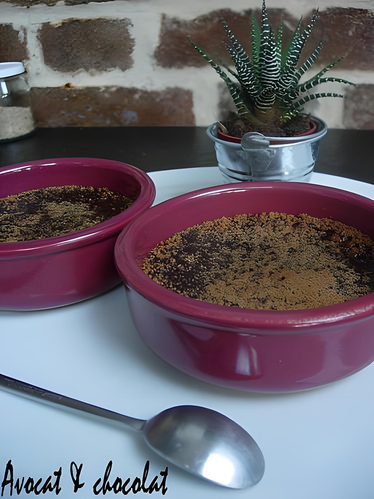 recette La créme brulée version  chocolat