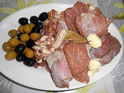 recette SAUTE DE VEAU AUX OLIVES