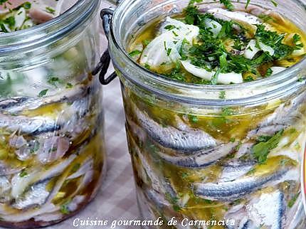 recette Anchois marinés