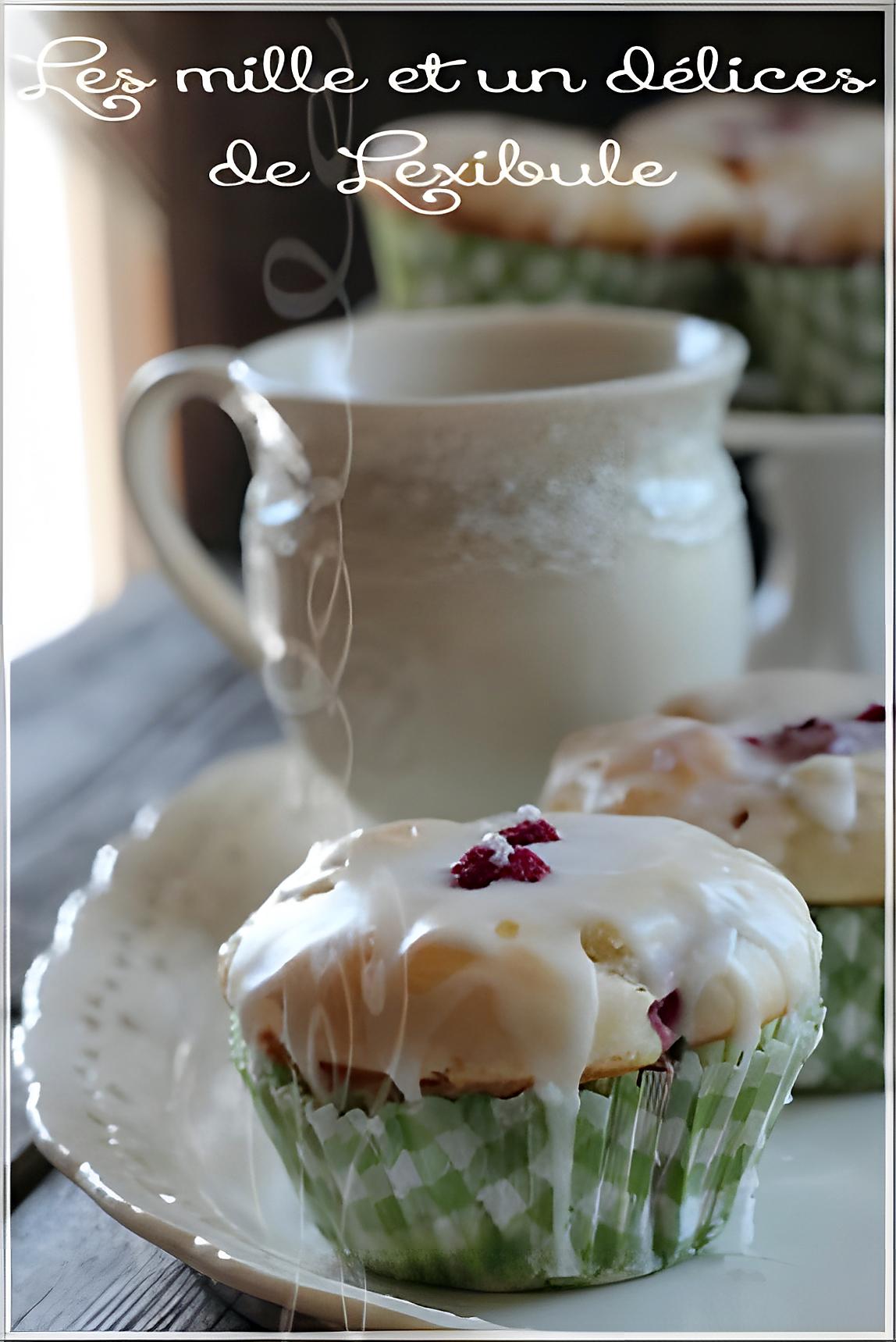 recette ~Muffins aux framboises et citron~