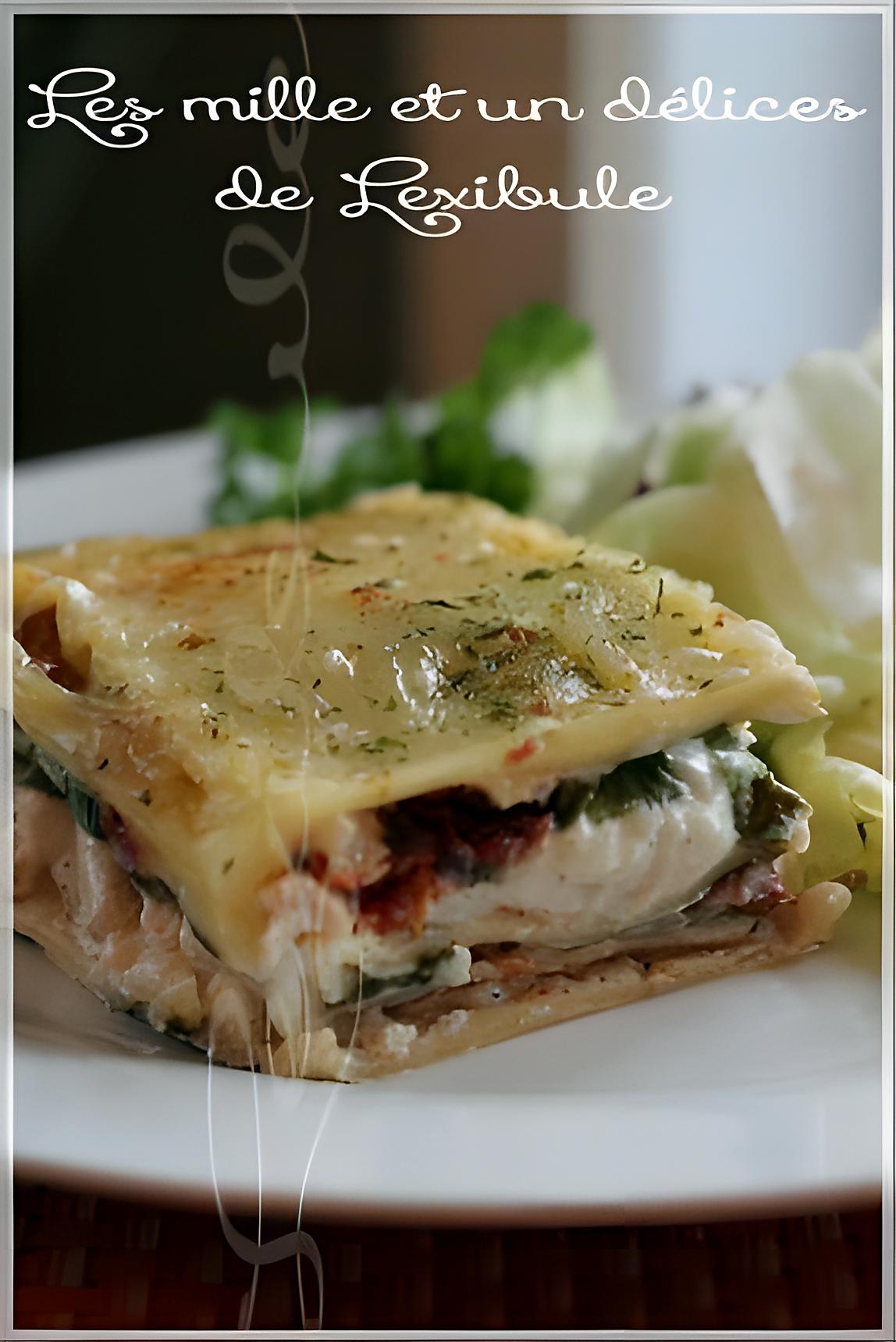 recette ~Lasagne au poulet à la césar~