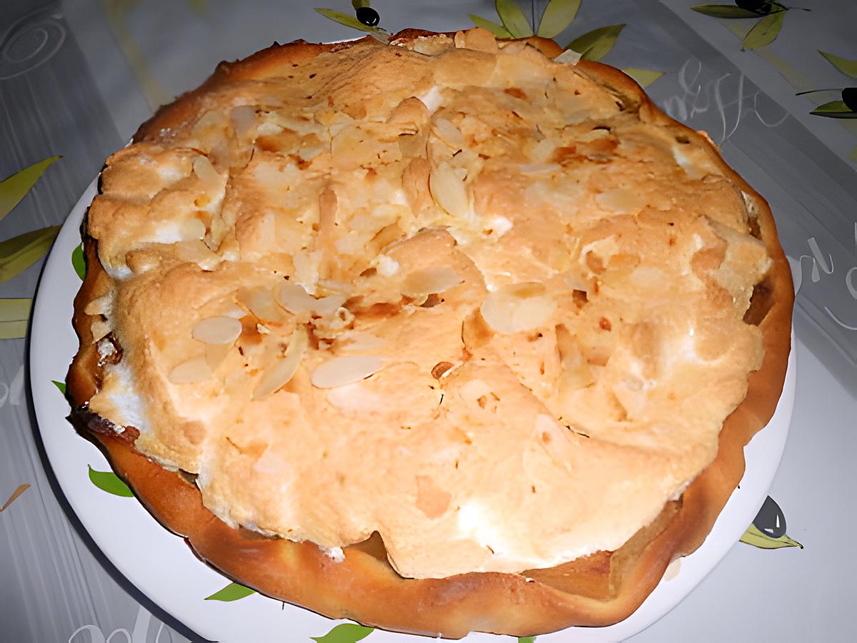 recette TARTE AUX POMMES MERINGUEE