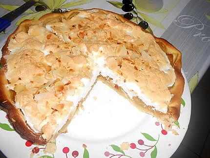 recette TARTE AUX POMMES MERINGUEE