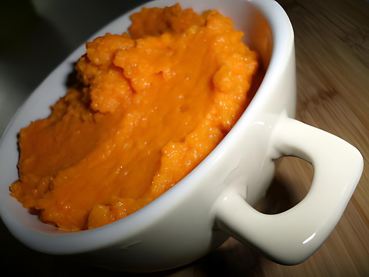 recette Purée de carottes au cumin