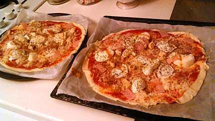 recette Pizza vite fait maison