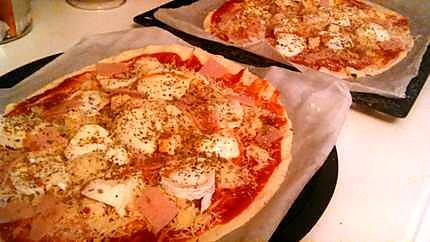 recette Pizza vite fait maison