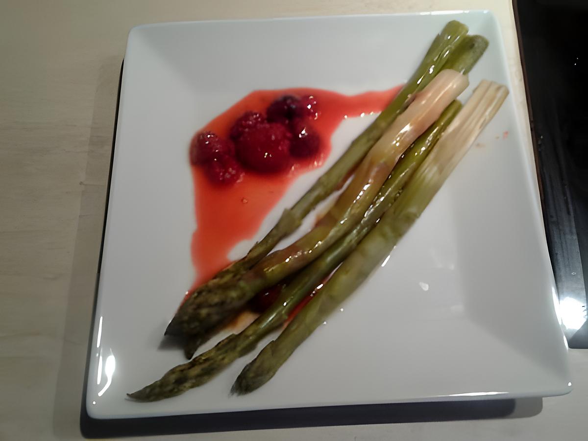 recette Asperge au framboise au thermomix ou sans