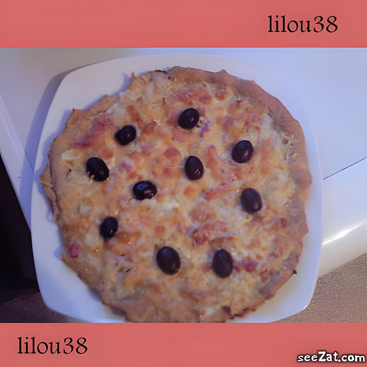 recette pizza lardons oignons