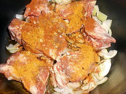 recette PETIT COLLIER D'AGNEAU EN COUSCOUS