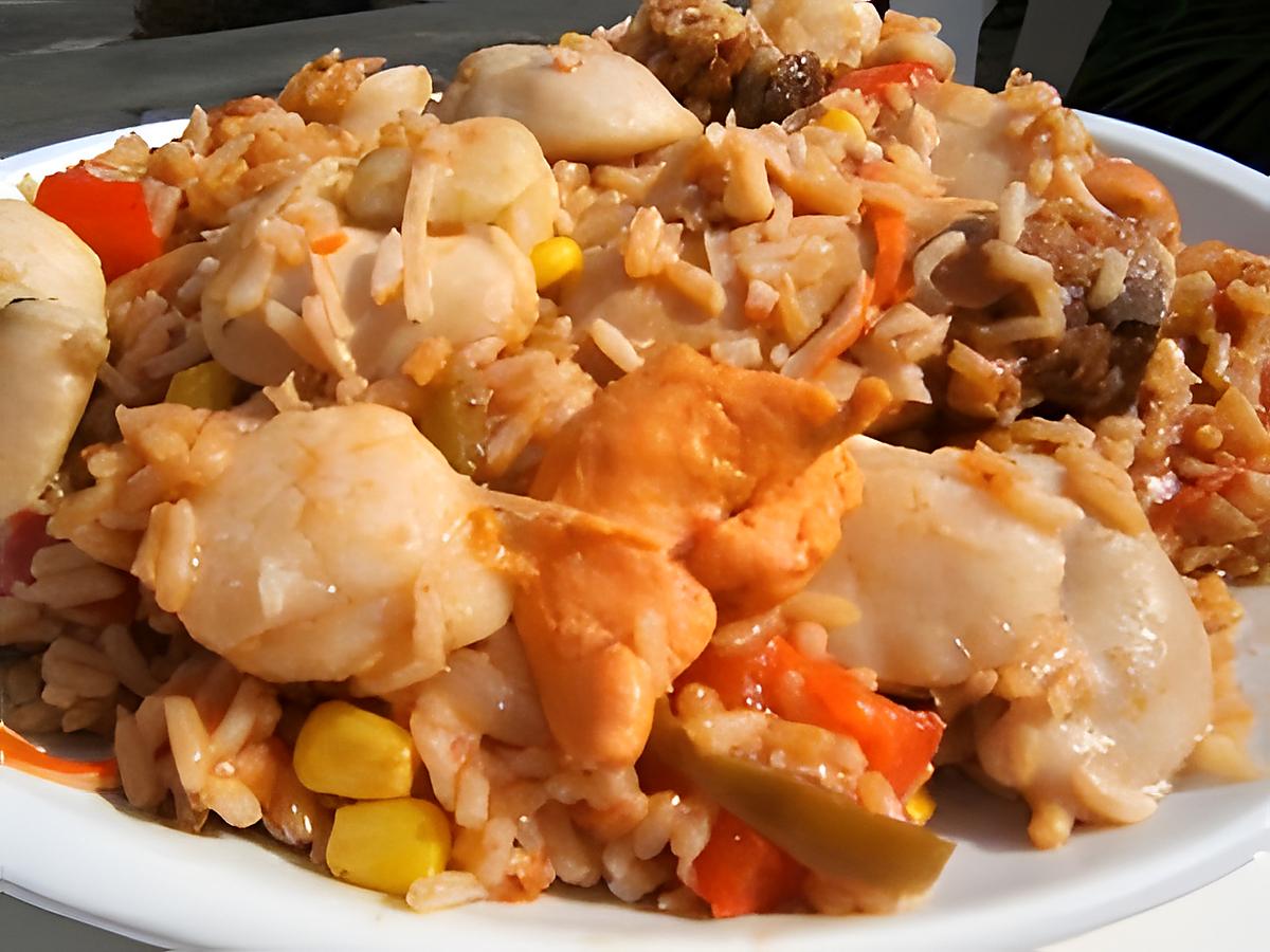 recette Jambalaya de poulet à la créole