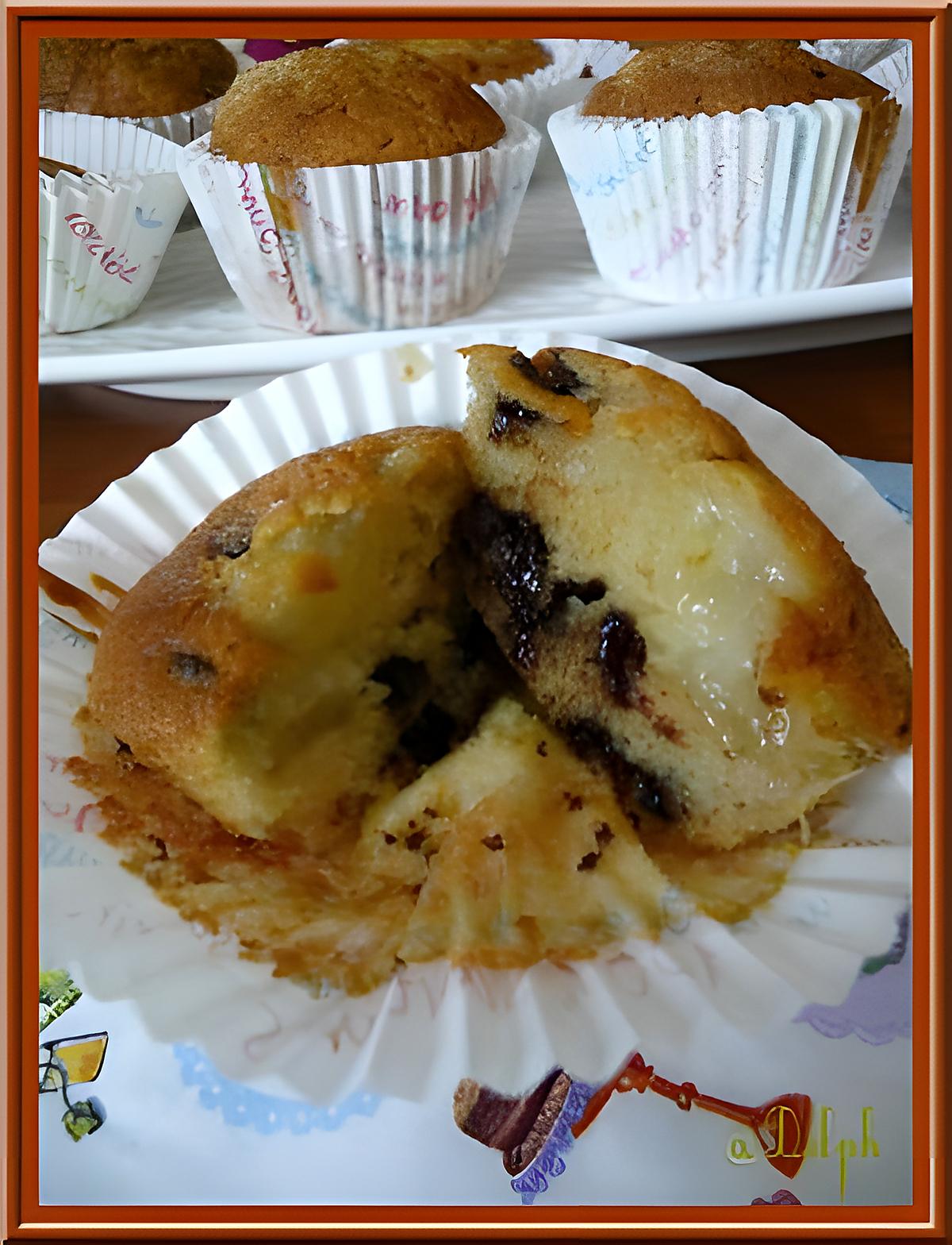 recette Muffins poire/chocolat