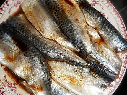 recette Filets de maquereau frits aux graines de sésame