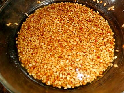 recette Filets de maquereau frits aux graines de sésame