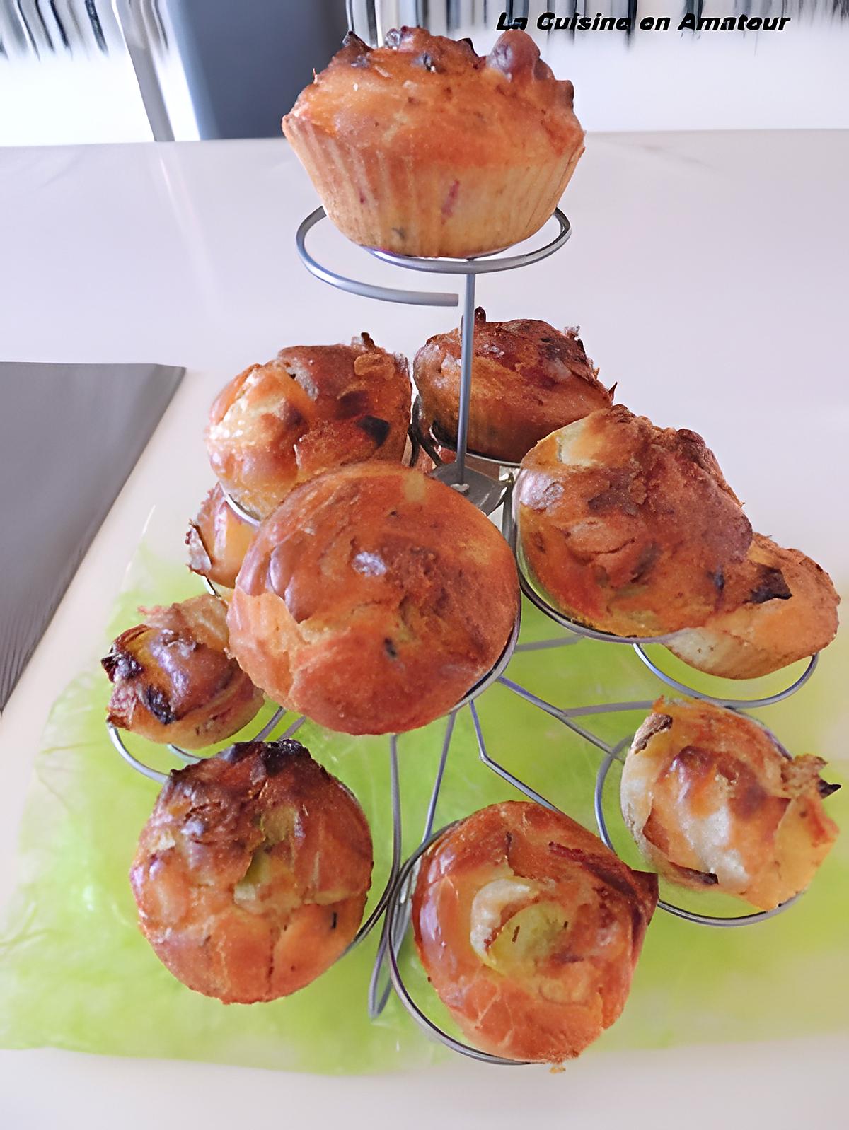 recette Muffins poireaux, ricotta, lardons et pommes de terre